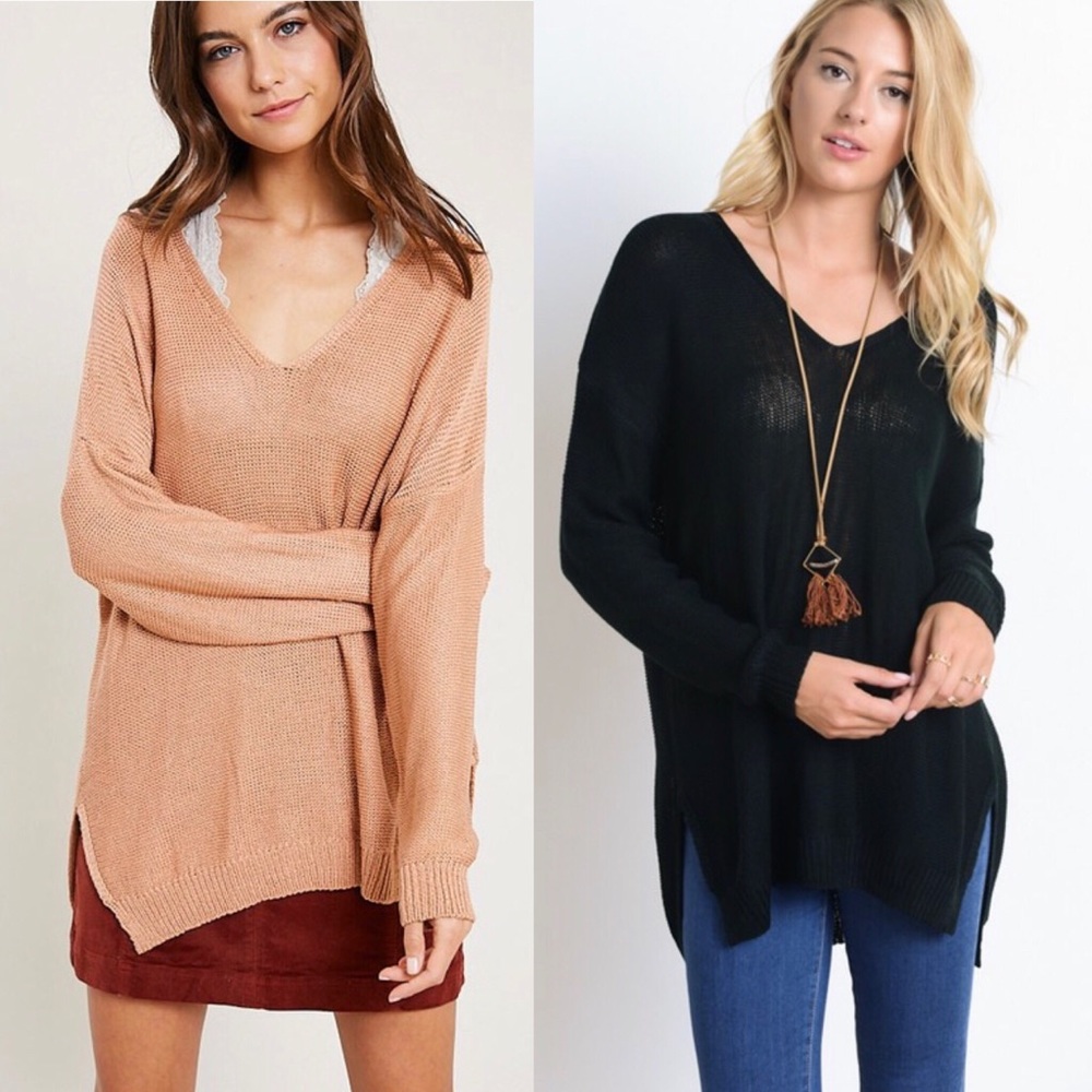 NWT women’s spring knit sweater tunic top